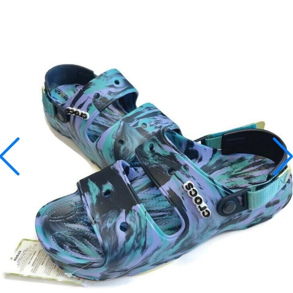 Crocs Men's Classic All Terrain Marbled Sandals Size M 14 Multi Color 207888